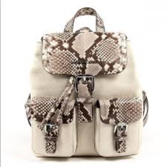 Michael Kors Susie Leather Snake Skin Women Backpack main image 4